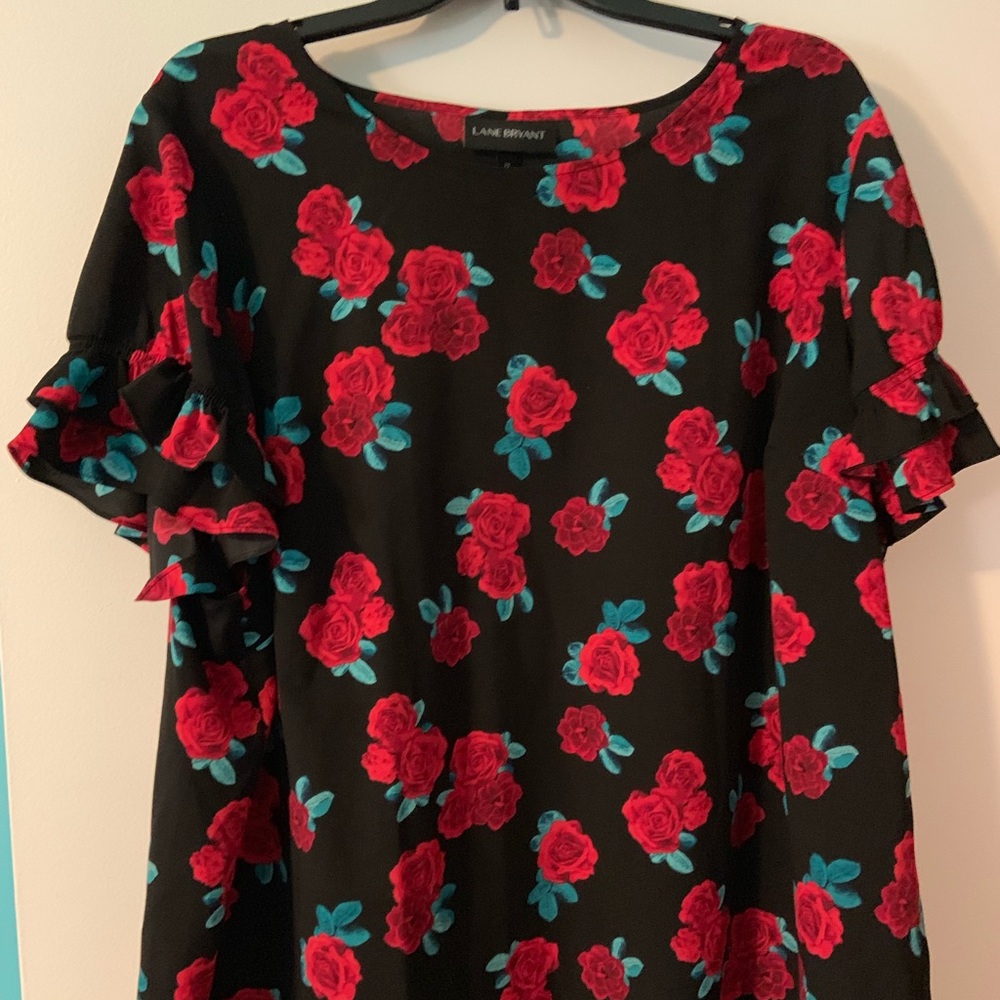 Floral Short Sleeve Top